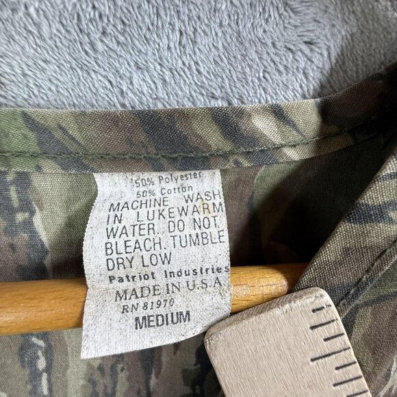 Vintage Realtree Camo Hunting Vest Mens Medium Made USA Utility Game Bag Pockets - Picture 5 of 15